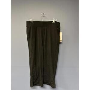 Danskin Yoga Crop Pants Black Size Large L/G Cotton Blend